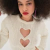 Discount For Love & Lemons Vera Cut Out Dress Ivory