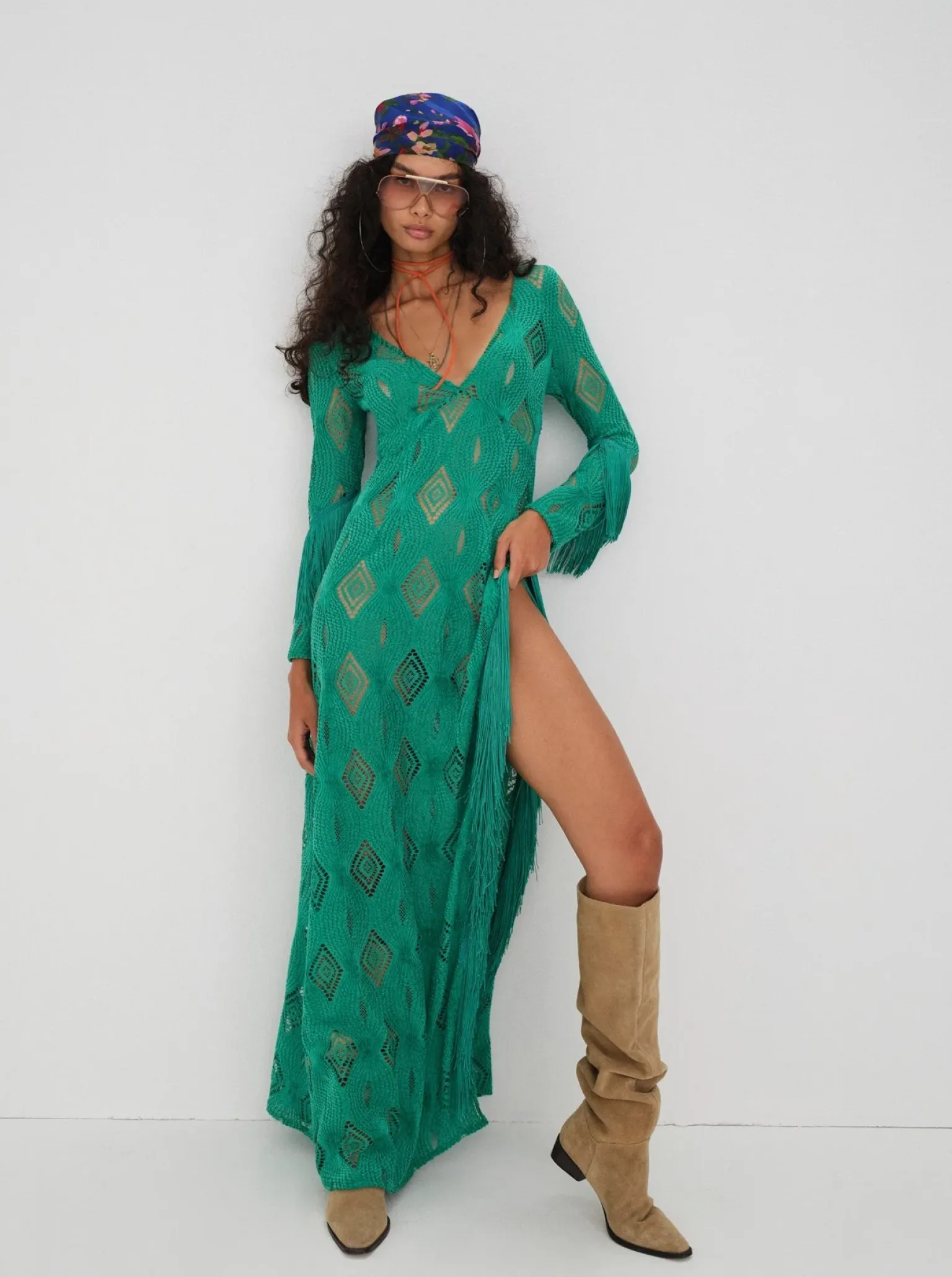 victoria_maxi_dress_0.webp Cheap For Love & Lemons Victoria Maxi Dress Green