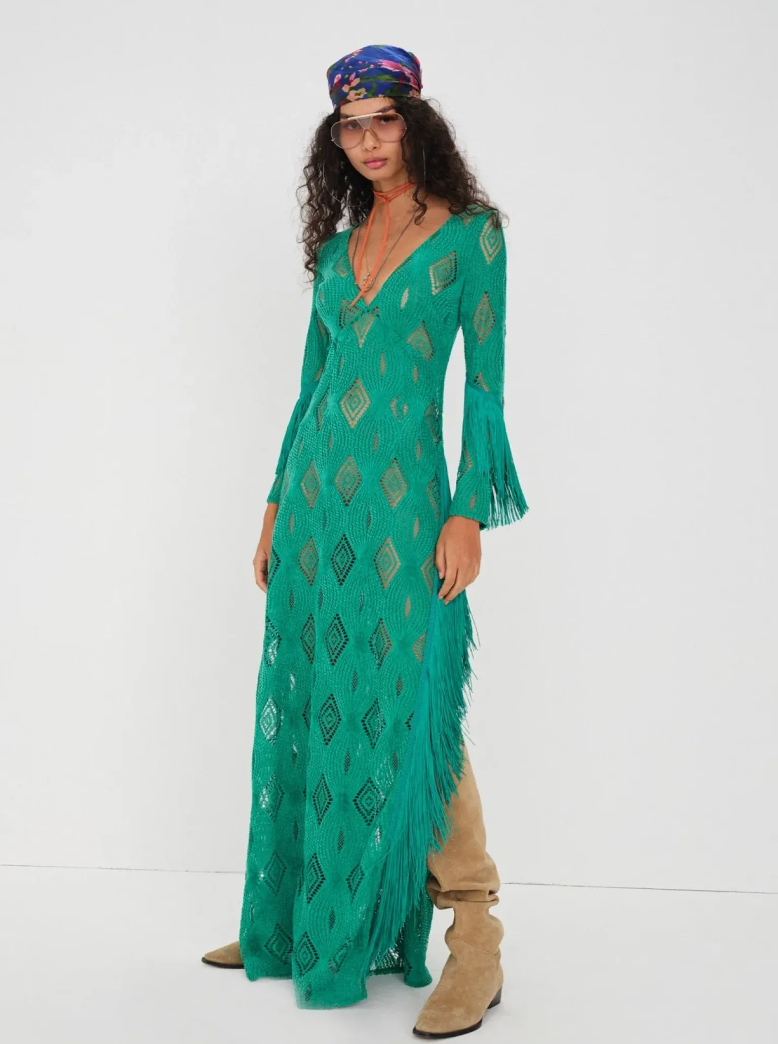 victoria_maxi_dress_2.webp Cheap For Love & Lemons Victoria Maxi Dress Green