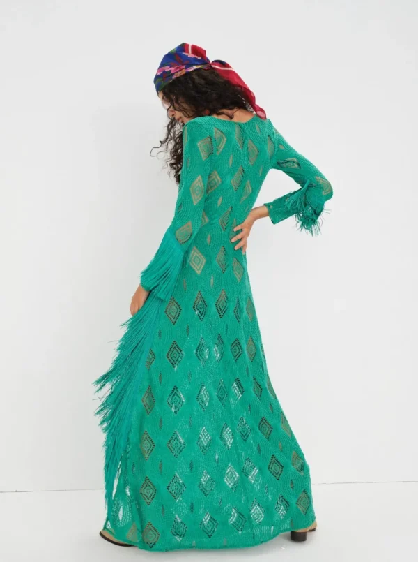 Cheap For Love & Lemons Victoria Maxi Dress Green