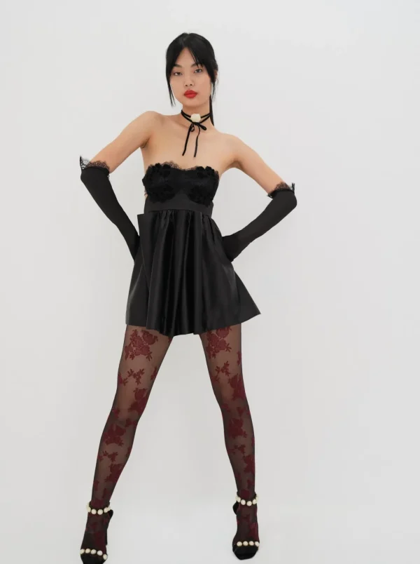 Best Sale For Love & Lemons Virginia Mini Dress Black