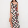 Fashion For Love & Lemons Vittoria Maxi Dress Black