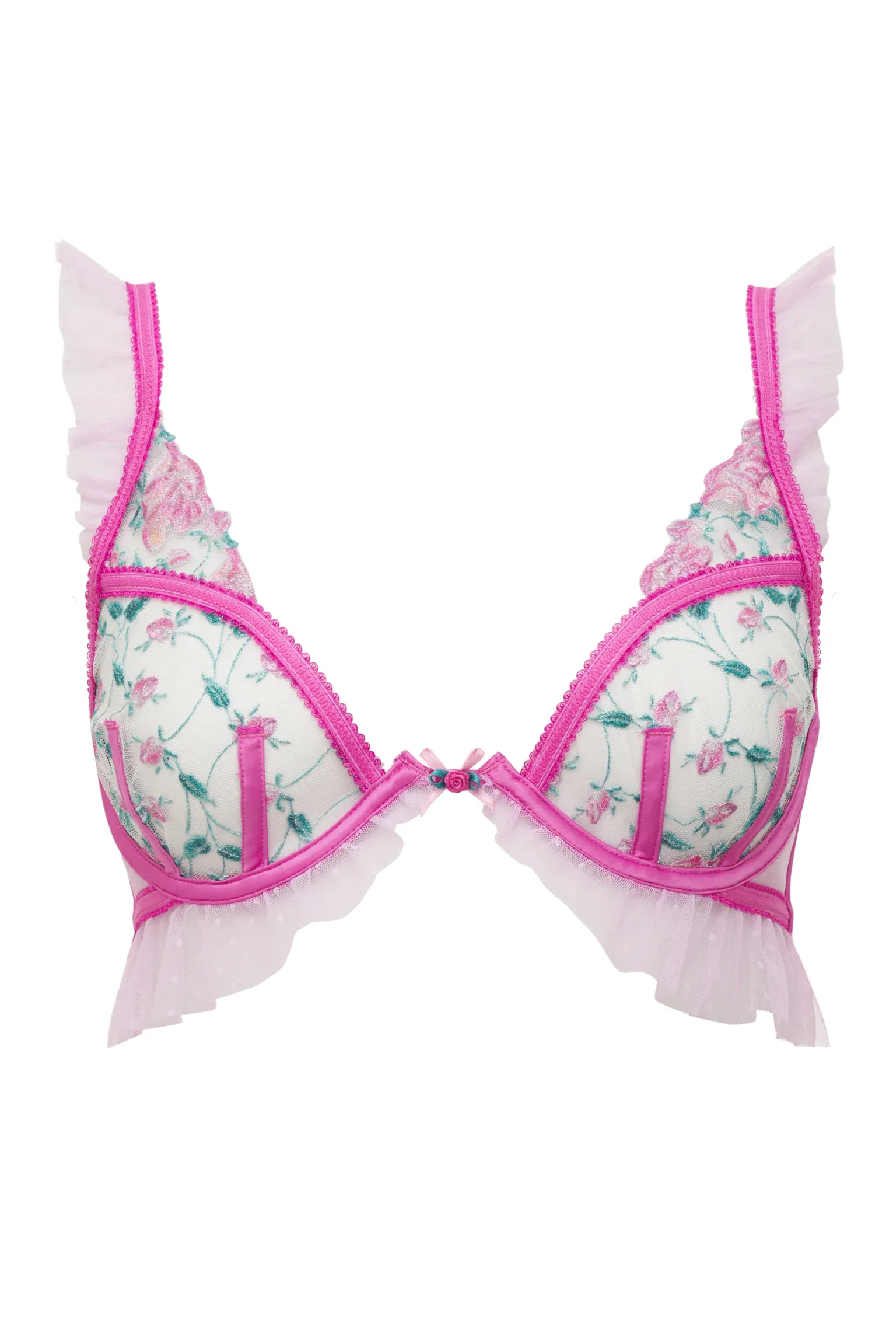 viviane_rose_underwire_br_4.webp Best For Love & Lemons Viviane Rose Underwire Bra Pink