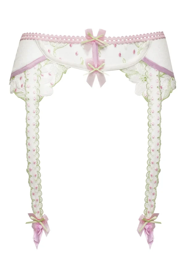 Outlet For Love & Lemons Waterlilies Garter White