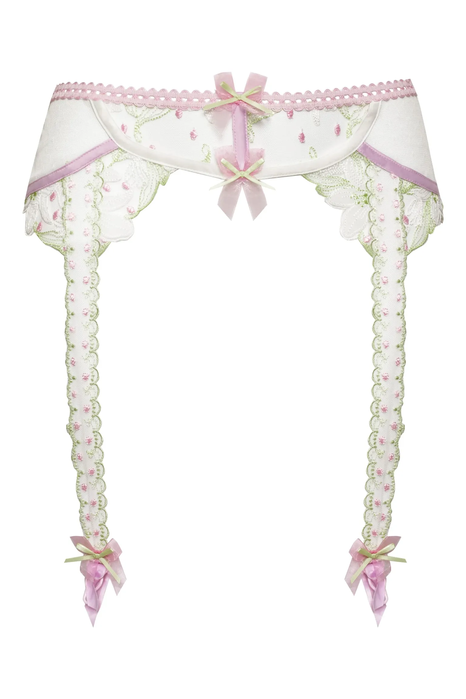 waterlilies_garter_4.webp Outlet For Love & Lemons Waterlilies Garter White