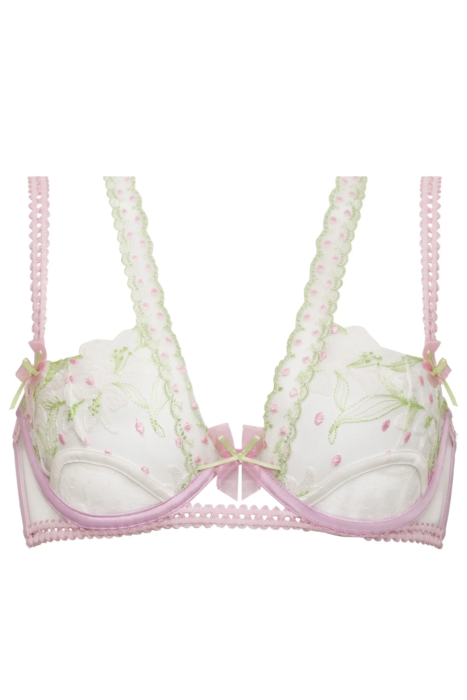 waterlilies_underwire_bra_5.webp Shop For Love & Lemons Waterlilies Underwire Bra White