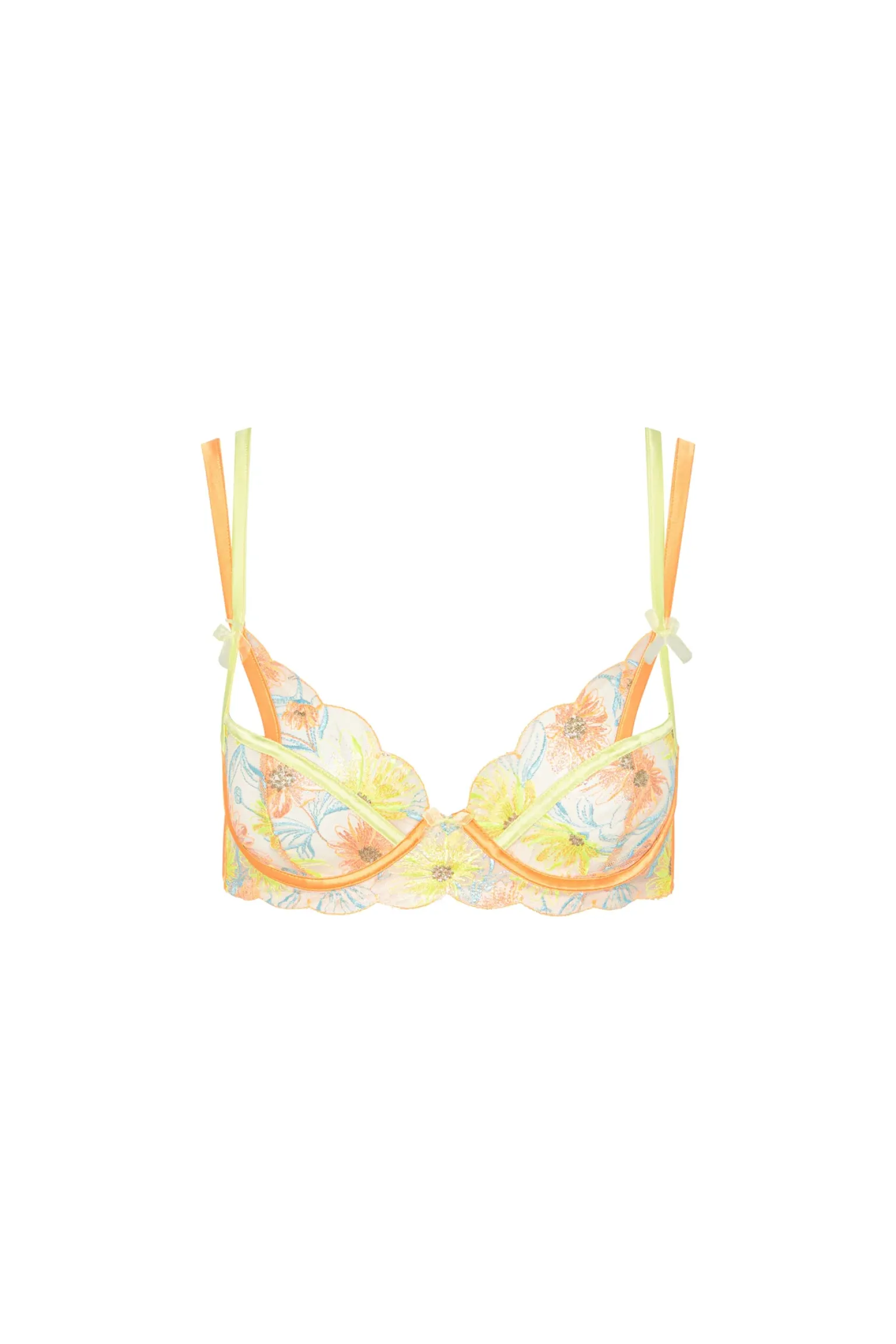 waterlily_embroidery_unde_5.webp Store For Love & Lemons Waterlily Embroidery Underwire Bra Orange