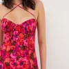 Best For Love & Lemons Wendy Mini Dress Red