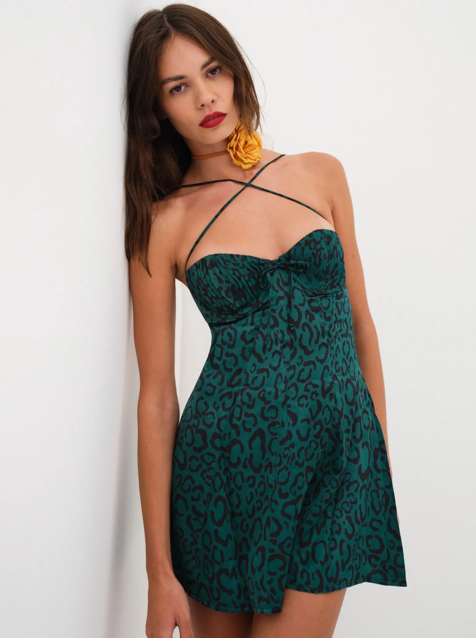 wendy_mini_dress_0.webp Best For Love & Lemons Wendy Mini Dress Green
