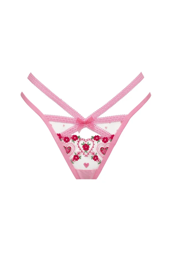 Online For Love & Lemons Whimsical Garden Panty Pink