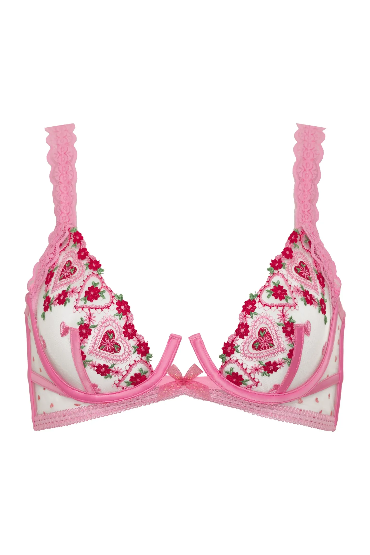 whimsical_garden_underwir_4.webp Discount For Love & Lemons Whimsical Garden Underwire Bra Pink