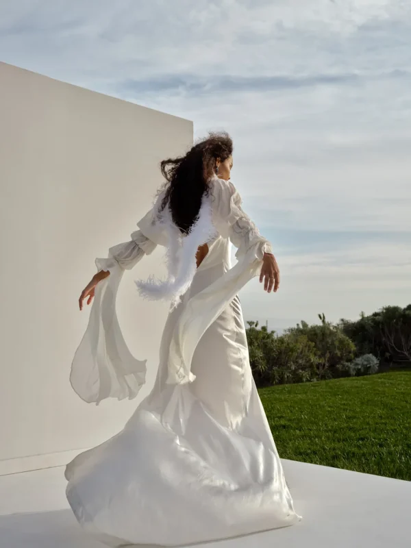 Sale For Love & Lemons Willow Bridal Gown White