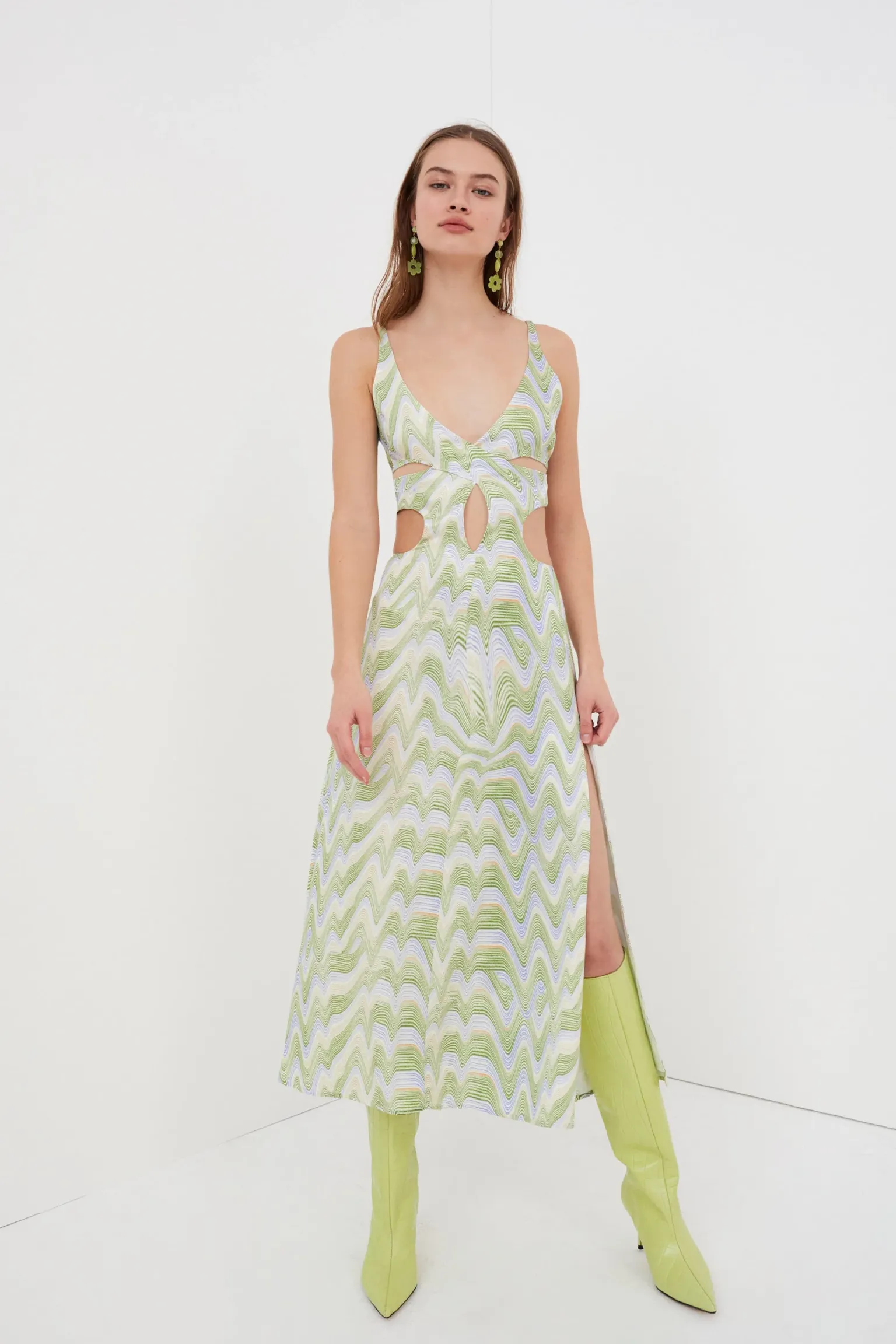 yori_midi_dress_2-1.webp Shop For Love & Lemons Yori Midi Dress Green